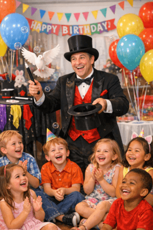 Kids show magic and balloon modelling