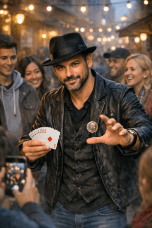 Walk around and street magic